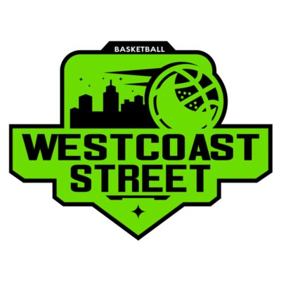 Westcoast Street Basketball logo template Miniatura