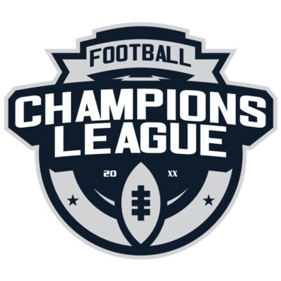 Champions League Football logo template Miniatura