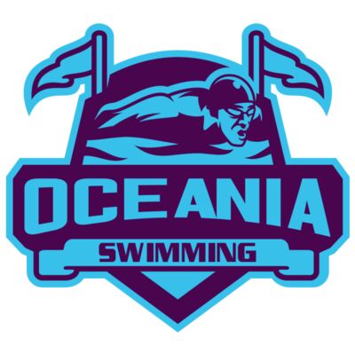 Oceania Swimming logo template Miniatura