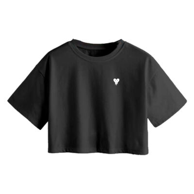 Heart Crop Top Blanco Miniatura