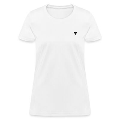 Heart Mujer Blanco Miniatura