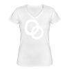 Playera Dama: Algodón Peinado Cuello V Miniatura